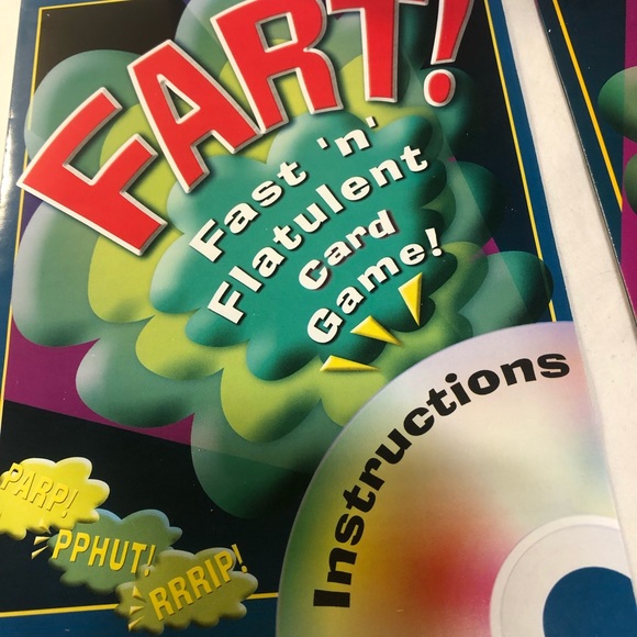 Fart!  Fast ‘n’ Flatulent Card Game with Sound Effects CD 3-6 Players 10 And Up - Picture 2 of 12